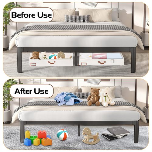 3 Pack Under Bed Storage Box, 40" x 20" x 5" Foldable Underbed Storage Containers, Collapsible Closet Under the bed Storage Bags for Blankets, Towels, Comforter, Sweaters, Pillows, Linen Sheets