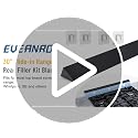 30-Inch Slide-In Range Rear Filler Kit - Black (1.49''/2.24''/2.64'' widths) Eveanro