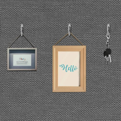 30 Pieces 20 Lbs Pin Hooks Push Pin Hangers Metal Picture Hanging Nails for Home Office Wooden or Fabric Wall (Silver)