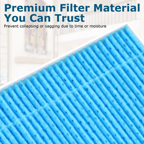 OOBILA 8-Pack Replacement Filters Compatible with LEVOIT Superior 6000S Smart Evaporative Humidifier, Upgraded Material with 6 Pack Sponge Filters, Effectively Capture Large Particles and Minerals