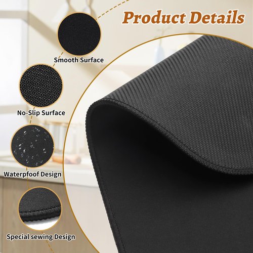 Sliding Pad for Ninja Creami Swirl NC700 & NC701 – Non-Slip Countertop Mat for Ice Cream Maker – Easy Slide & Stability – Essential Accessory for Ninja Creami Machines (11.8x7.87 Inch)