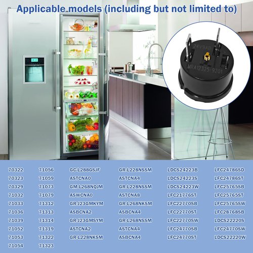 6750CL0001D Compressor Overload Protector Replacement for LG and Kenmore Series Refrigerator Compressors-2pcs