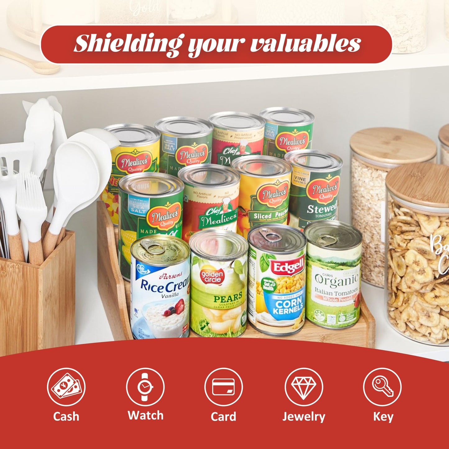 Fake Whole Kernel Corn Can Safes Diversion Secret Stash Safes