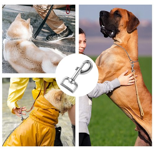 Buclefly Swivel Eye Bolt Snap Hooks Heavy Duty Dog Leash Clips 4pcs