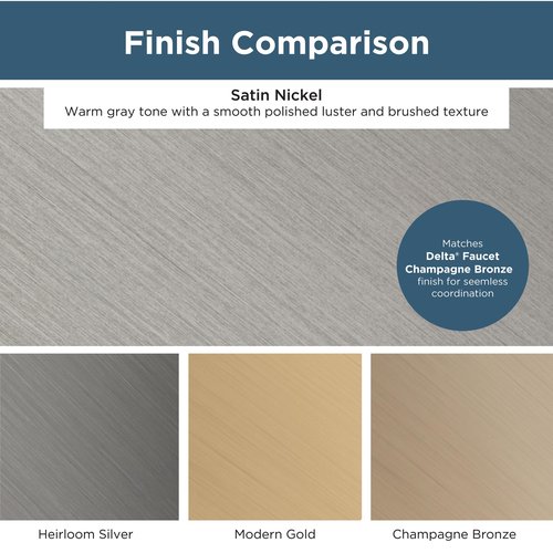 FRANKLIN BRASS Recessed Square (10-Pack) Cabinet Handles 5-1/16" Hole Center Pulls | Satin Nickel Hardware Kitchen Door, Drawers, Dressers, Furniture P49578C-SN-B