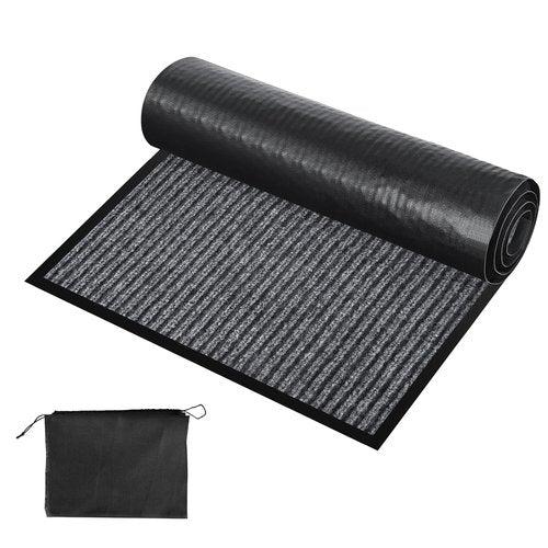 ToLanbbt 3' x 5' Front Door Mat Extra Large Commercial Industrial Rug Heavy Duty Outdoor Indoor Entryway Doormat Low Profile Welcome Entry Door Mat Non Slip Backing for Entrance Home Office, Gray
