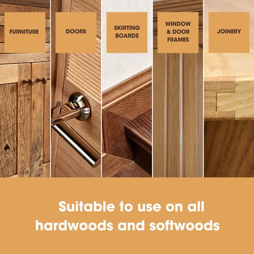 Furniture Clinic Wood Varnish | Satin | Polyurethane Waterproof Coating | Water Based Clear Coat | Wood Sealer for Indoor & Outdoor Furniture | Perfect for Chairs, Tables, Cabinets | 250ml / 8.5 Oz