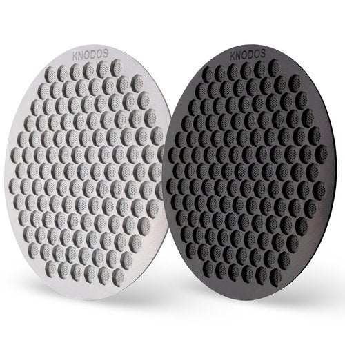 Espresso Puck Screen 54mm Breville Compatible 2 Pcs Stainless Steel Ultra-Thin 0.8mm Portafilter Screen, Fits Breville Barista Express, Pro, Touch, Bambino, Duo Temp,Impress, Infuser (53.3mm)