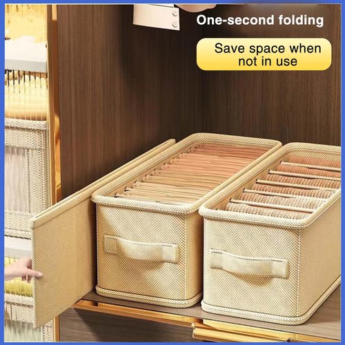 Drawer Organizer Clothes, Fabric Closet Organizers and Storage, Shallow Dividers
