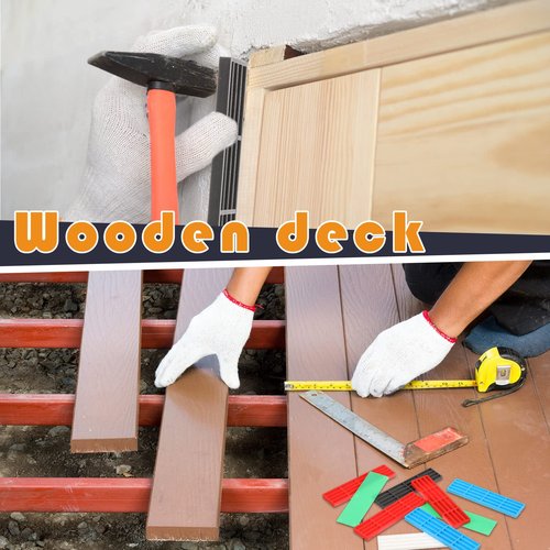 300 Pieces Plastic Flat Shims Structural Tile Plastic Shims for Leveling, 3/64, 5/64, 1/8, 5/32, 13/64, 15/64 Inch, Green, Black, White, Grey, Blue, Red