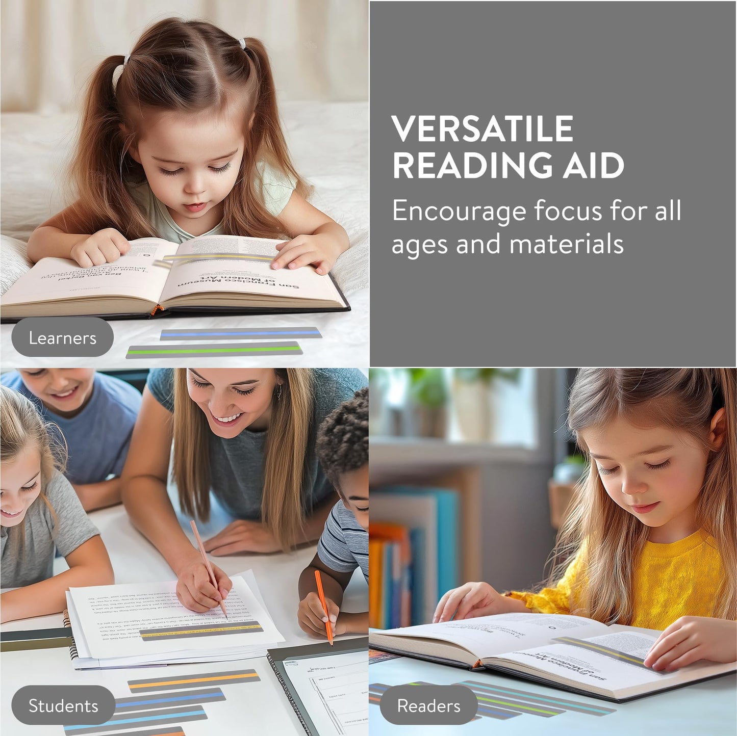 10 x A4 Colour Overlays to Aid/Support/Help Reading. Excellent Reading Tools for Dyslexia, Irlen's Syndrome, ADHD and to Reduce Visual Stress