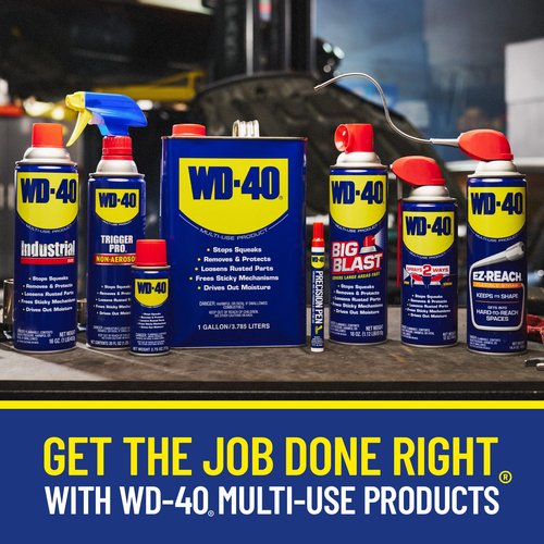 WD-40 Original Formula, Multi-Use Product, EZ-REACH Flexible Straw, 14.4 OZ [6-Pack]