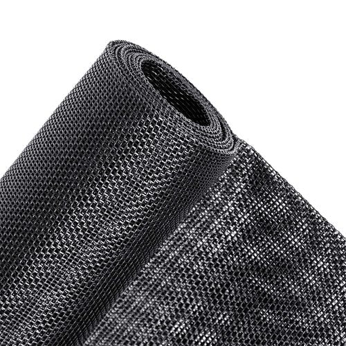 MAGZO Pet Proof Window&Door Screen Replacement Mesh, 48" W x 99" L, Best Vinyl Coated Polyester Dog Cat Resistant Heavy Duty, Net Netting Curtain Wire Roll Repair Kit for Patio/Porch/Sliding, Black