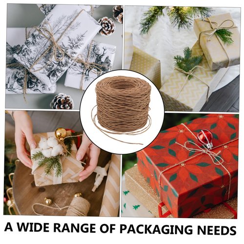 Angoily 150m Heavy Duty Paper Twine Packaging Rope Wrapping Twine Binding for Box Packaging Party Decorations Wrapping