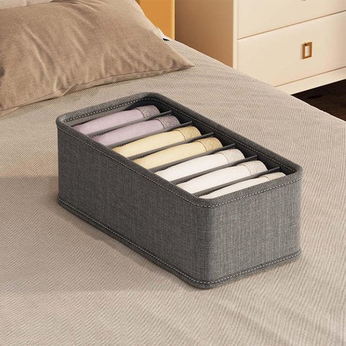 Drawer Organizer for Clothing,Sock Underwear Bins, Foldable Fabric Closet Organizers and Storage