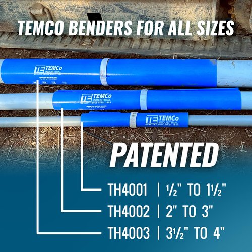 TEMCo TH4001 PVC Conduit Heat Blanket Bender 1/2" - 1 1/2"