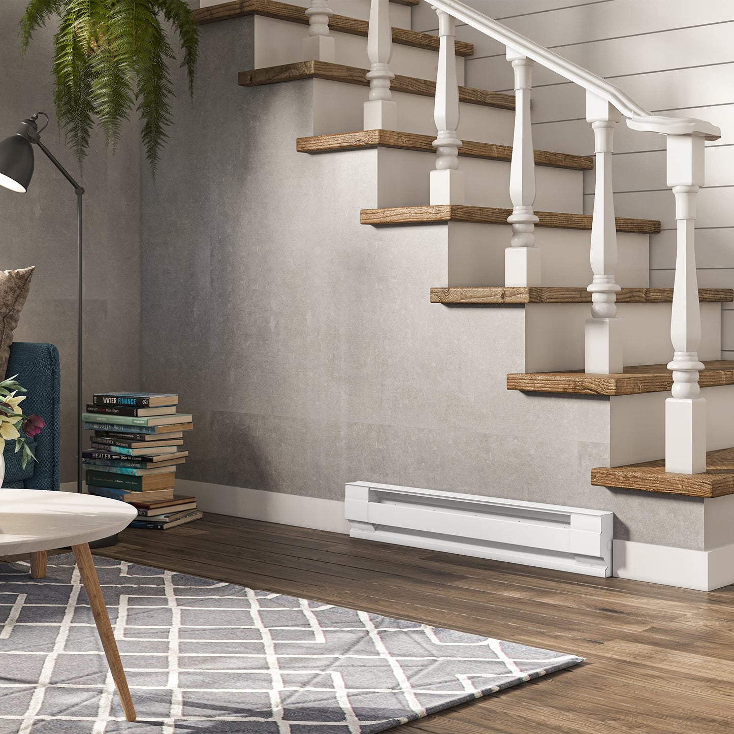 Cadet F Series 36" Electric Baseboard Heater (Model: 3F750-1W Part: 05532 ), 2560 BTU, 120 Volt, 750 Watt, White