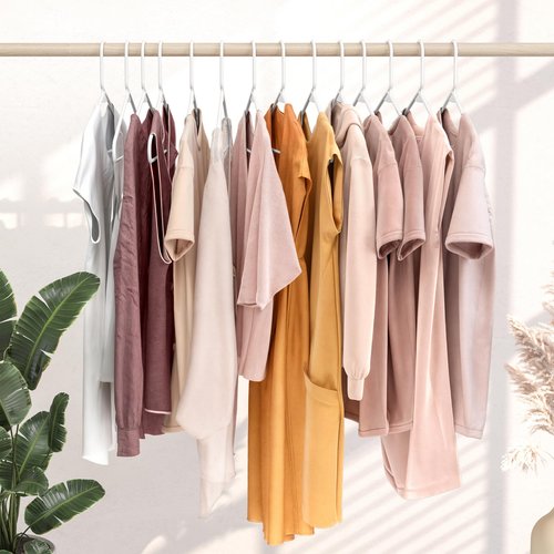 Clothes Hangers Plastic 20 Pack - White Plastic Hangers - Makes The Perfect Coat Hanger and General Space Saving Clothes Hangers for Closet - Percheros Ganchos para Colgar Ropa Hangars