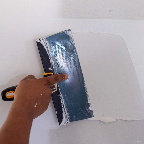 DEWALT Blue Steel Taping Knife & Mud Pan Set + Free Bonus 6" Knife | 8/10/12-Inches | Soft Grip Handles | DXTT-3-164