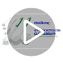 Holikme 6 Pack Dish Brush Set with Handle - Green Kitchen & Household Cleaning Tools
