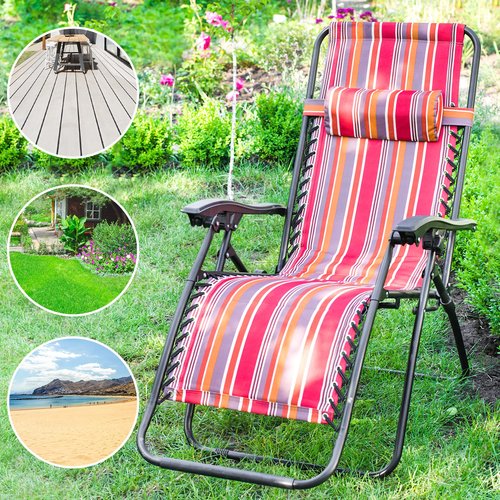 Solaradgy 4Pcs Zero Gravity Chair Replacement Cord, Black Elastic Rope Cord for Repair Zero-Gravity Lounge Chairs