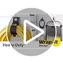 Black Heavy-Duty Wrap-It Storage Straps 6-Pack for Cables & Tools