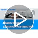 TAROSE Lucent 25mm Weather Stripping Silicone Door Seal Strip 16.5ft Clear