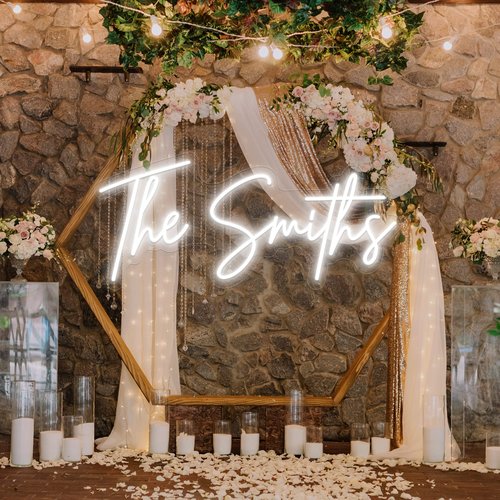Custom Neon Signs, Personalized Large Led Neon Lights Sign,Neon Sign Customizable for Wall Decor Wedding Birthday Party Bedroom Bar Shop Name Logo Lights (Optional 18" to 60")