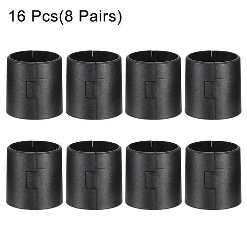 uxcell Wire Shelf Clips 1.5 Inch Wire Shelving Lock Clips Plastic for Wire Shelving System, 16 Pcs