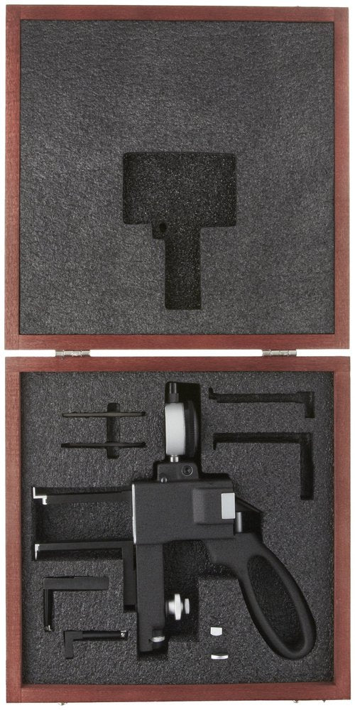 Starrett Precision Caliper Gauge with Pointed Jaw - White Face, .375-6" Range, .0005" Resolution - 1175Z