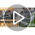 Wocloer 3/4 Inch 25ft Liquid Tight Flexible Electrical Conduit Kit with Connectors