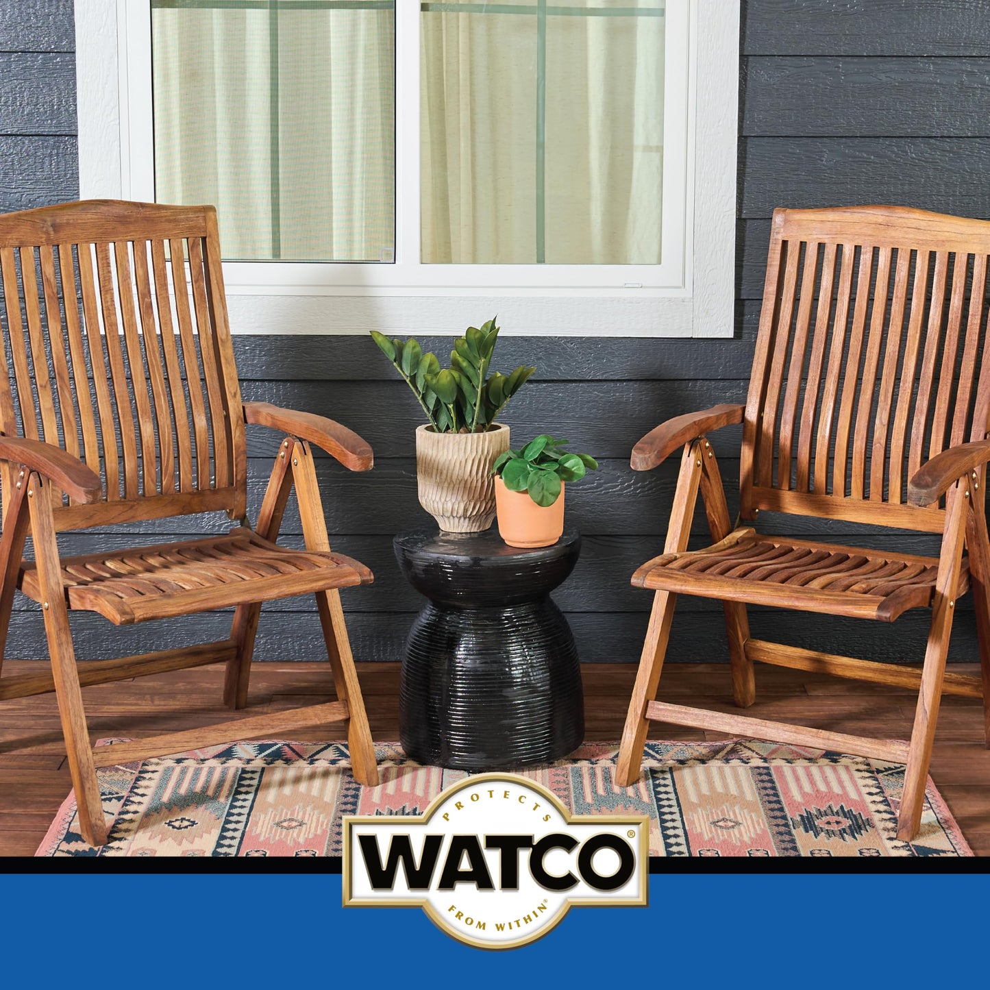 Watco Teak Oil Wood Finish, Quart, Clear