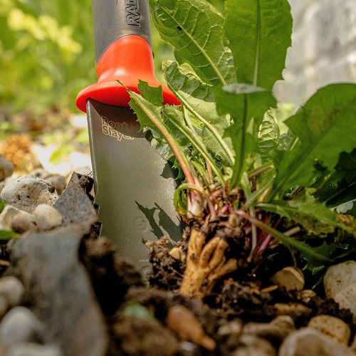 Radius Garden 16211 Root Slayer Soil Knife, Red
