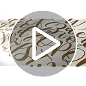 Boao Personalized Name Letter Wall Decal - Elegant Script, Gold, Medium Size