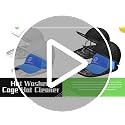 Eiito Hat Washer Cage & Mesh Bag Set - 2 White Mesh Bags for Baseball Caps & More