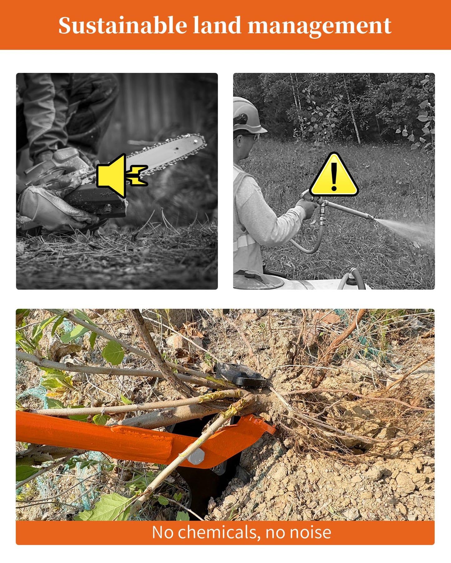 CGENWDCH Large Size Sapling Puller, Heavy-Duty High-Leverage Tree Puller Tool, Fully Uproots Woody Stems ¼ inch - 2 inches, Suitable for Trees, Shrubs, Vines and Thorns with Large Root Systems