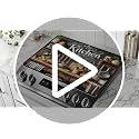 AOHMPT 30"×21" Stove Top Cover 3-in-1 Heat-Resistant Protector Mat (Cookware) – Includes 28"×20" XL Fit, Geometric/Floral/Abstract Patterns