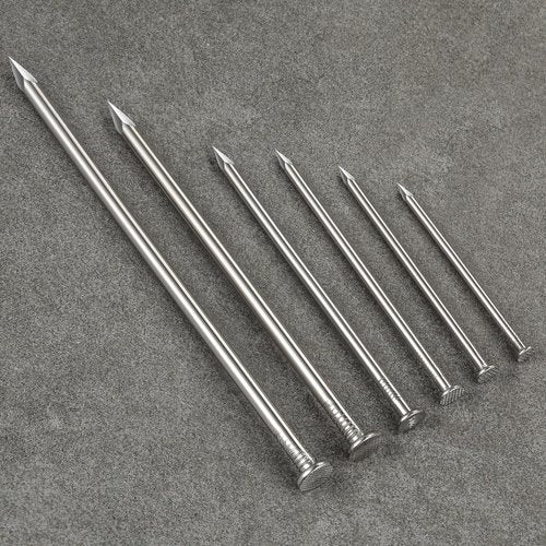Wensilon 430pcs Stainless Steel 304 Nails Kit, Hanging Nails Kit, Wall Nails Kit, Dowels Kit, Long Nails Kit