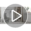 BIGCOW Silver Ultra-Slim Bidet Attachment for Toilet with Dual Nozzles & Adjustable Pressure - Hygienic Bathroom Upgrade