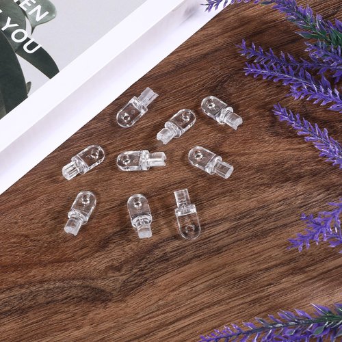 10 Pcs Horizontal Blind Hardware Wand Tip Transparent Vertical Blind Replacement Parts Repair Wand Replacement Kits for Interior Windows Broken Horizontal Blinds Accessories