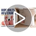 Neexan Pink Flamingo Ceramic Toilet Bolt Covers - Decorative Bathroom Caps, 2 Pack