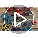 SI FANG 2-Inch Mini Pneumatic Orbital Sander and Grinder Combo