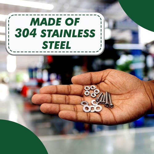 900pcs Nuts and Bolts Assortment Kit #4-40, #6-32, #8-32, #10-24 - Philips Pan Head 304 Stainless Steel Screws Set with Storage Box