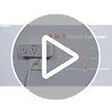 TESSAN 5 Outlets Wall Plug Extender with USB-C & Surge Protection, Grey