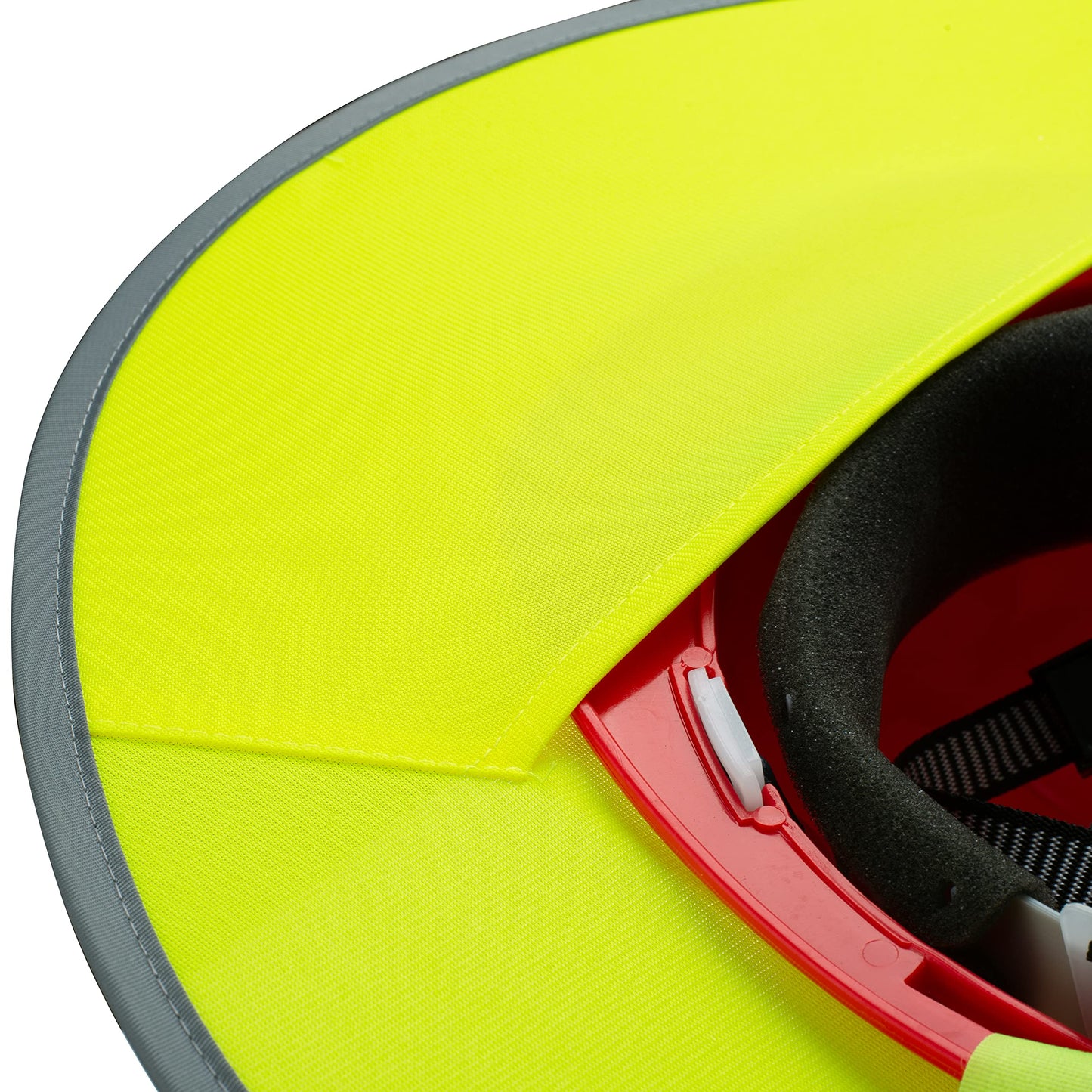 UNCO- Hard Hat Sun Shield, Yellow, Full & Standard Brim Mesh Sunshade