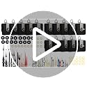 EMOON 15-Piece Silent Sweep Clock Mechanism Replacement Kit with 16 Hands - Mix Thread 3/8", 1/2", 5/8" for DIY & Repair