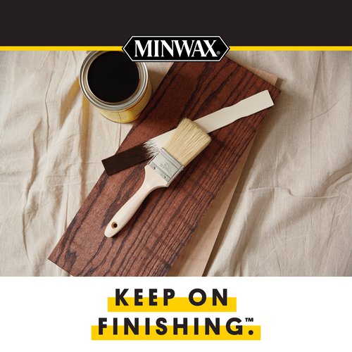 Minwax Wood Finish 227644444, 1/2 Pint, True Black