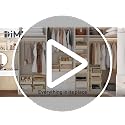 DIMJ Beige Stackable Closet Organizers 11.4 x 12.6 x 9.8 Inches, 4 Pack