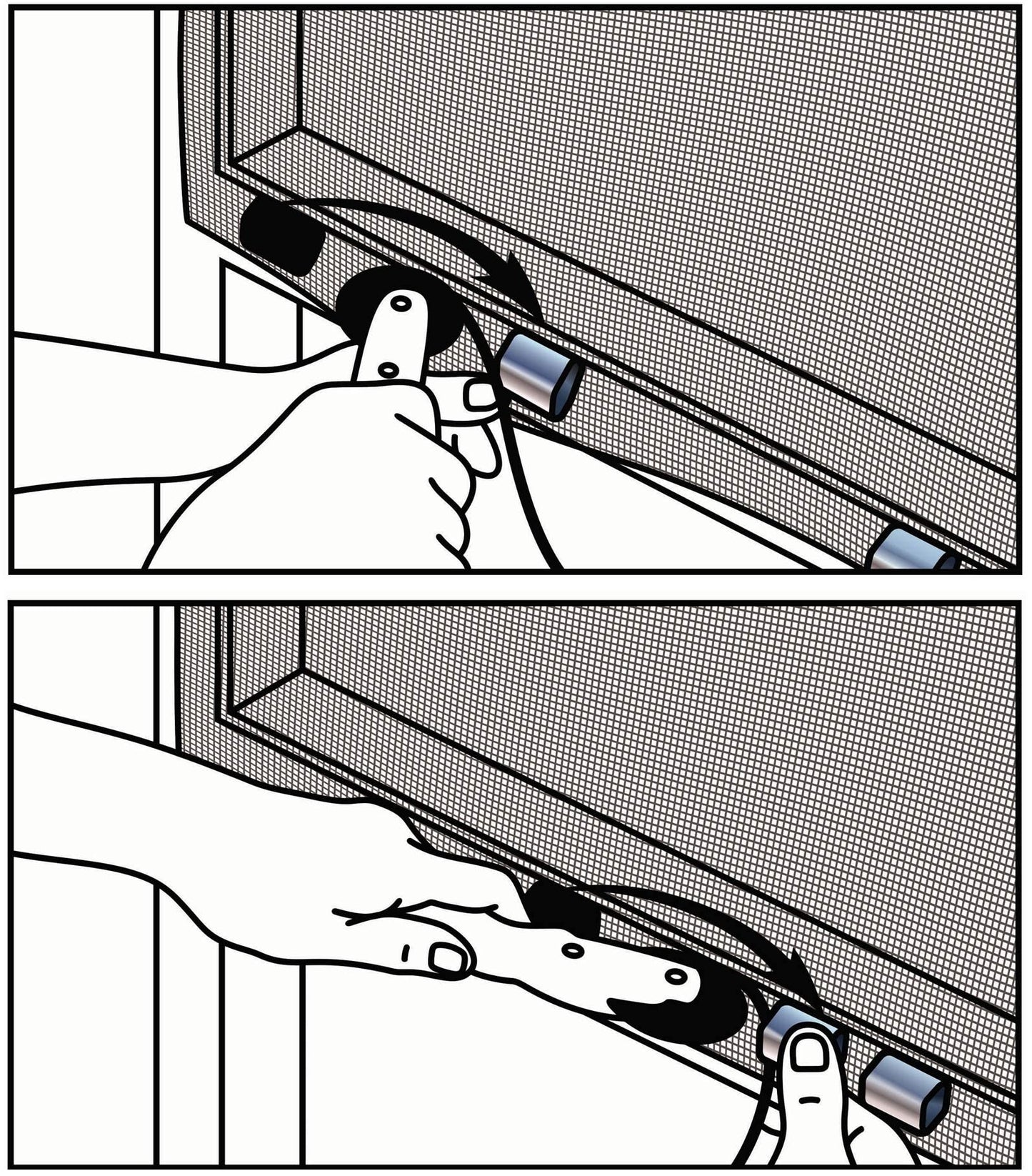 Screen Installer Clips – 20 Pack for Rescreening Patio, Lanai, Door, Window, or Garage Screens- Screen Retainer Clips Help DIY Install (20 Pieces)