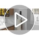 STWWO Black Adhesive Hand Towel Ring for Bathroom, No Drill, Rustproof